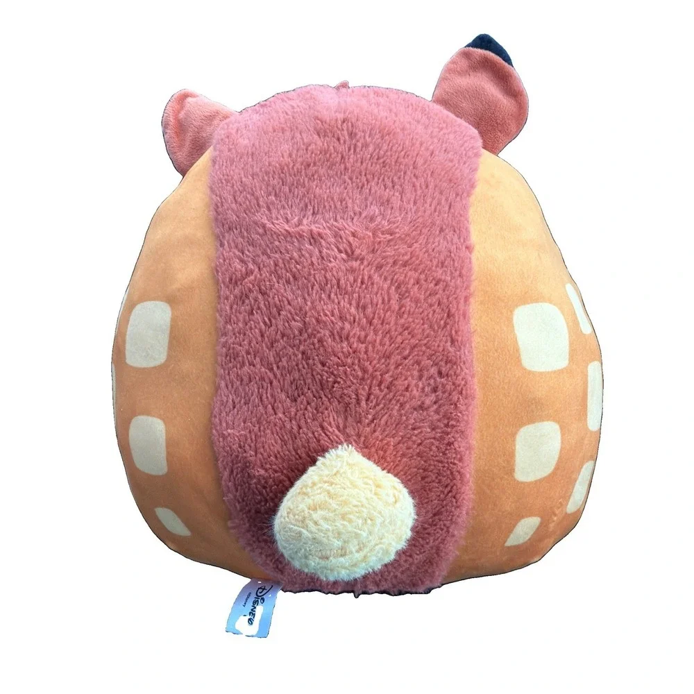 Disney Squishmallows Faline Bambi Fawn Plush 8 Inch Kellytoy SQK1681 Orange Pink